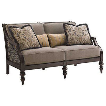 Picture of TOMMY BAHAMA BLACK SANDS SOFA WITH CUSHIONS