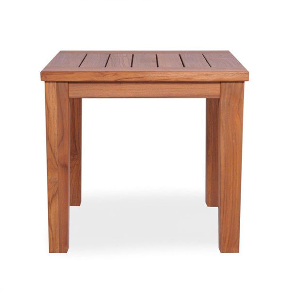 Picture of TEAK 22' SQ TAPERED END TABLE