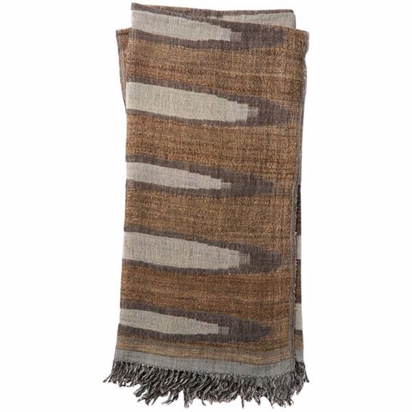 Picture of Brown Linen Throw