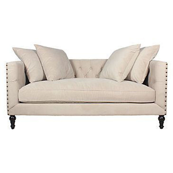 Picture of Cowan Armless Loveseat Mocha