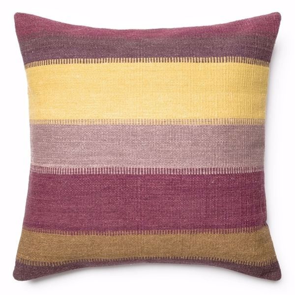 Picture of Plum Stripped Pillow